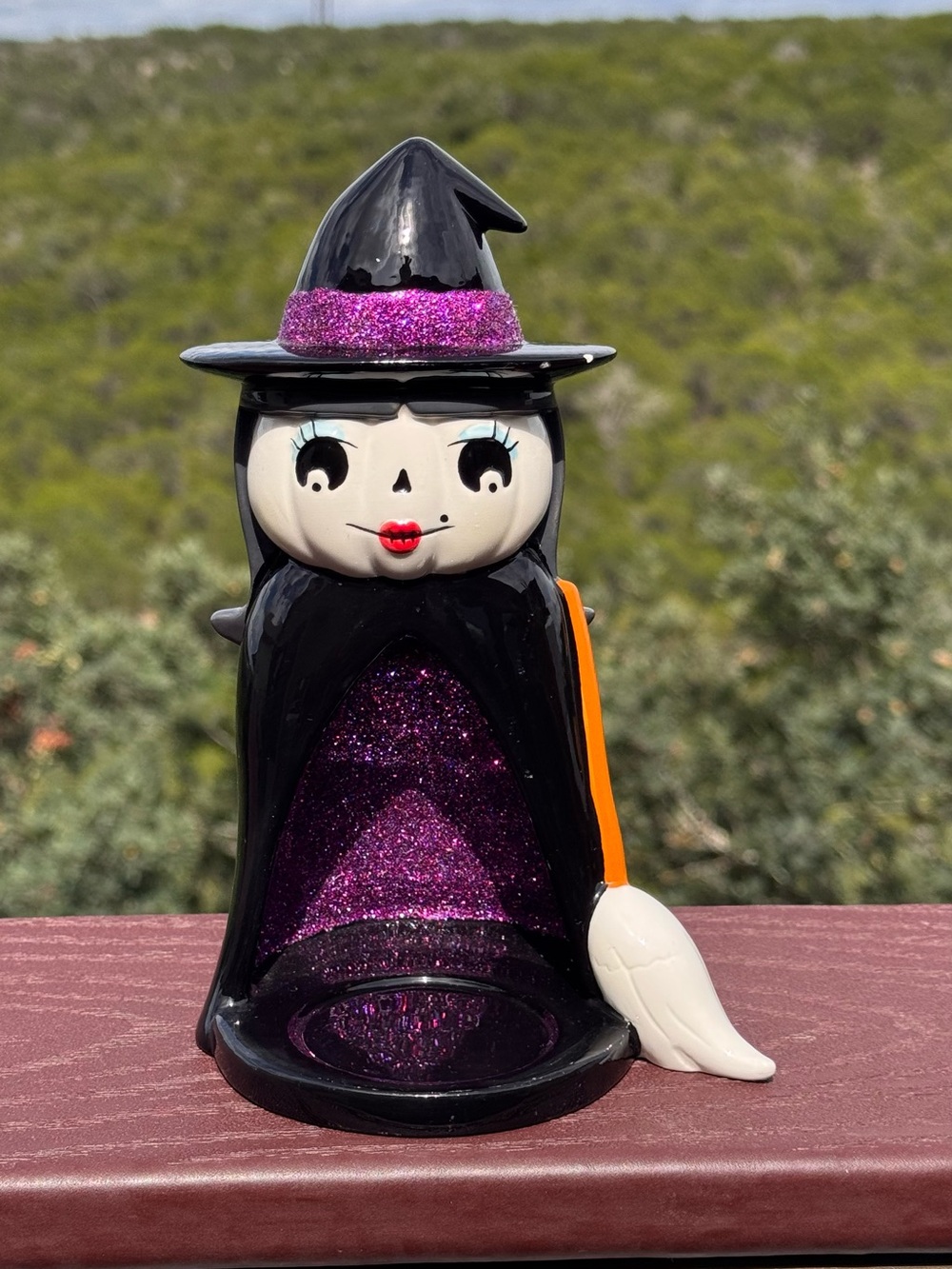 Vintage Bath & Body Works  Witch Candle Holder